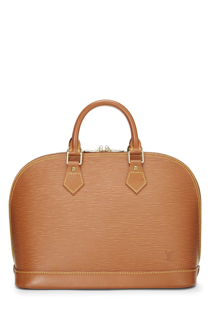 Louis Vuitton,  Cannelle Epi Alma PM, Brown