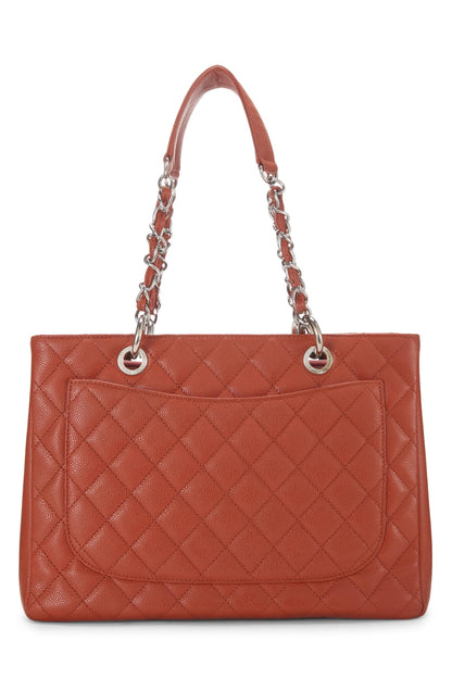 Chanel,  Orange Caviar Grand Shopping Tote (GST), Orange