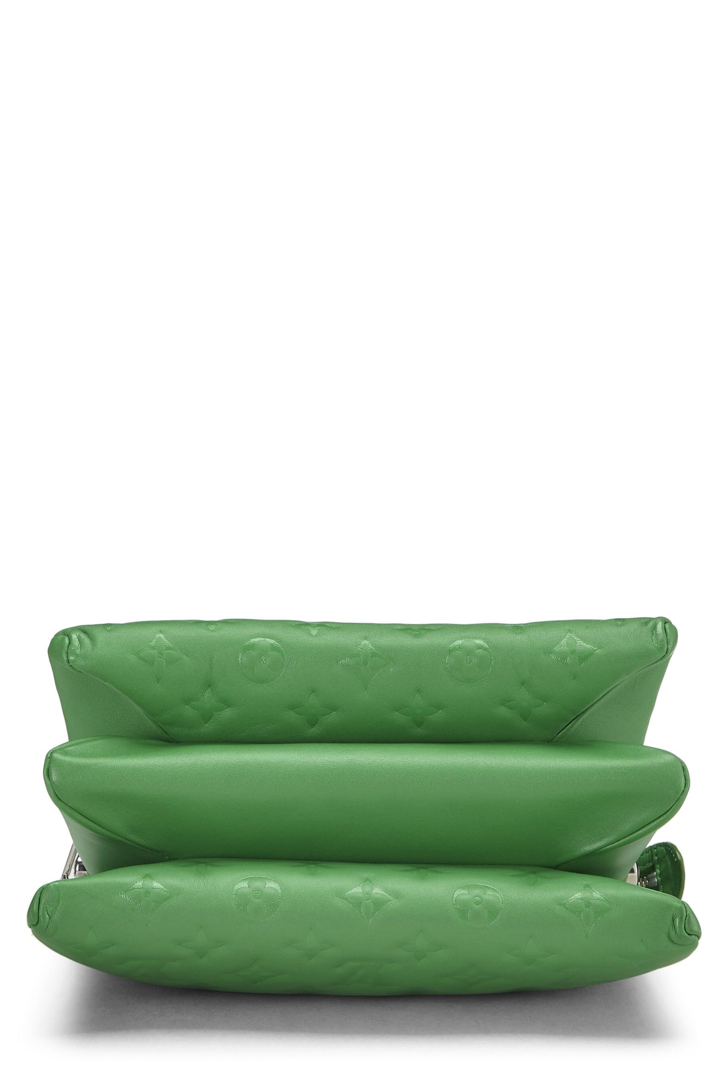 Louis Vuitton,  Green Monogram Embossed Coussin PM, Green