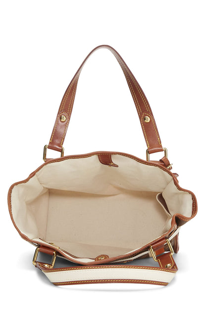 Louis Vuitton,  Monogram Rayures Tisse Sac PM, Brown