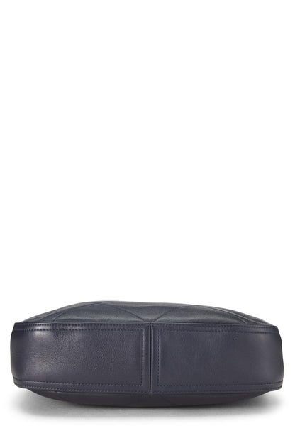 Chanel,  Navy Calfskin Stitched Easy Mood Hobo, Navy