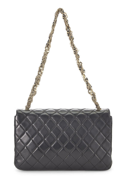 Chanel,  Black Quilted Lambskin Westminster Pearl Flap, Black