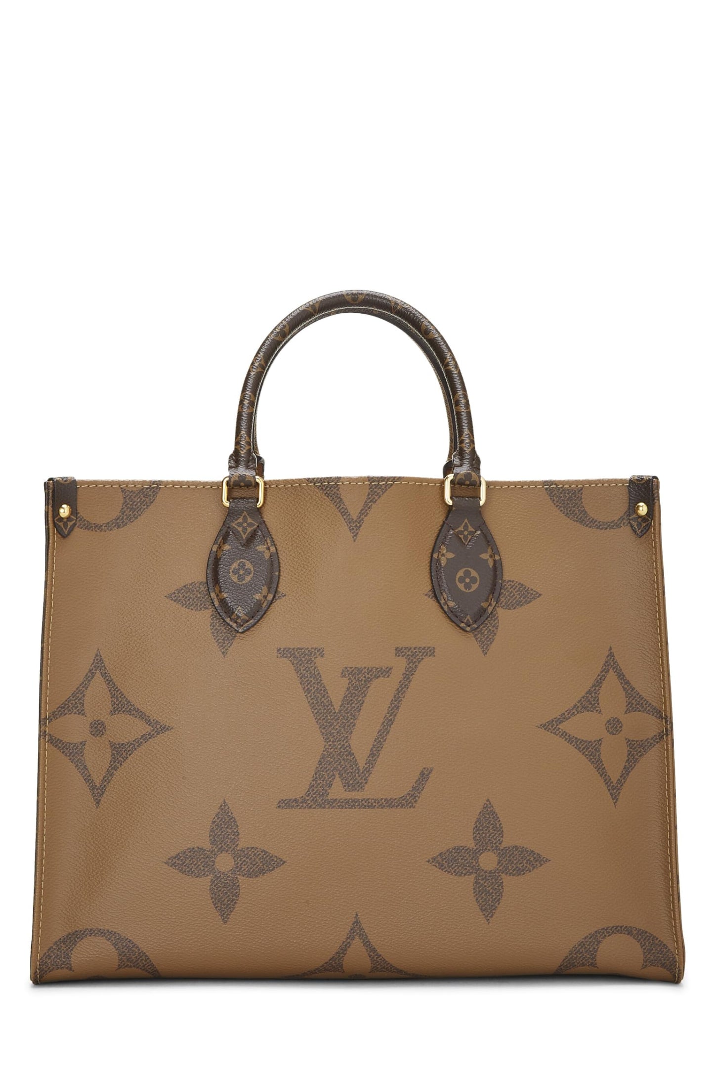 Louis Vuitton,  Brown Giant Monogram On The Go MM, Brown