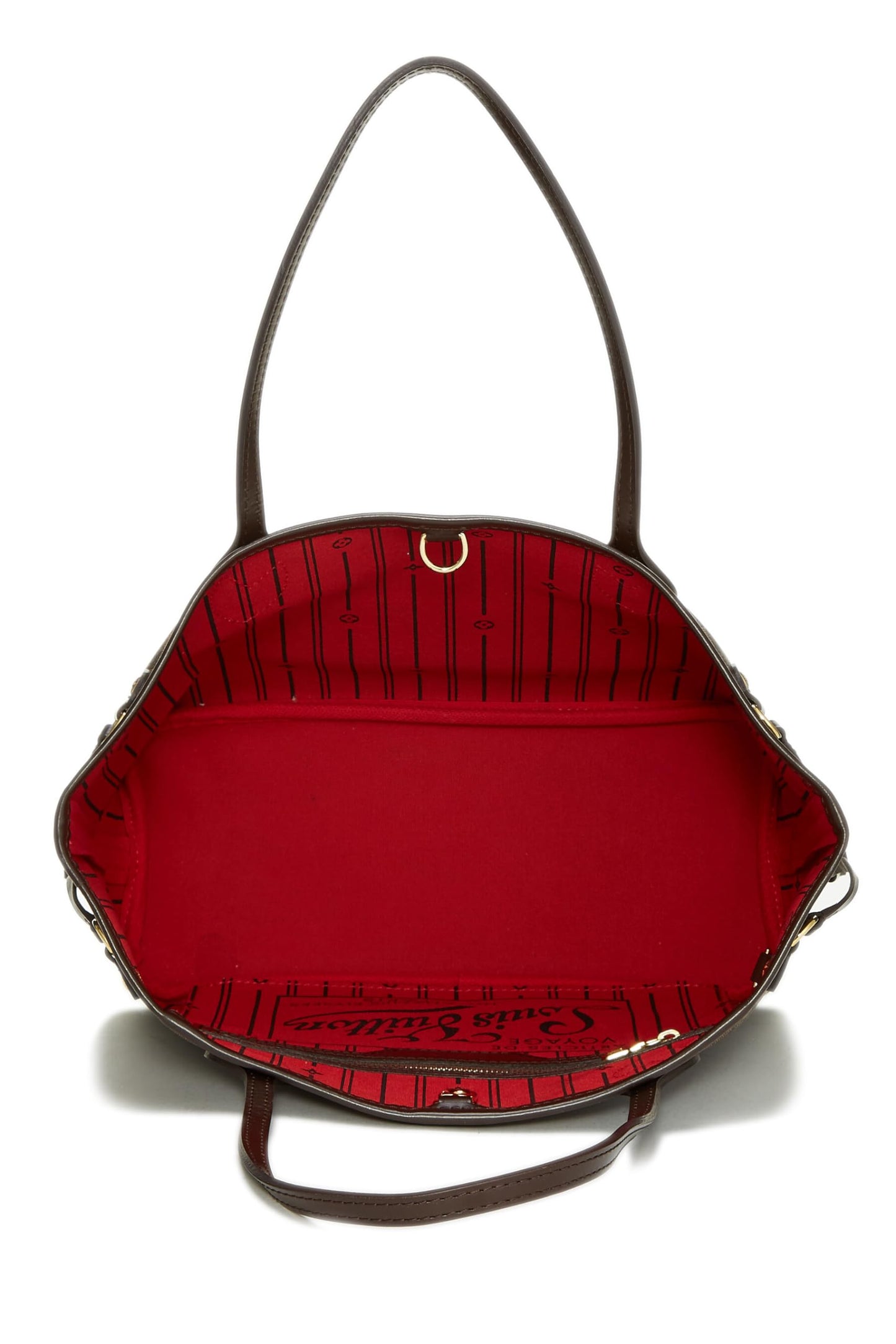Louis Vuitton,  Damier Ebene Neverfull PM, Brown