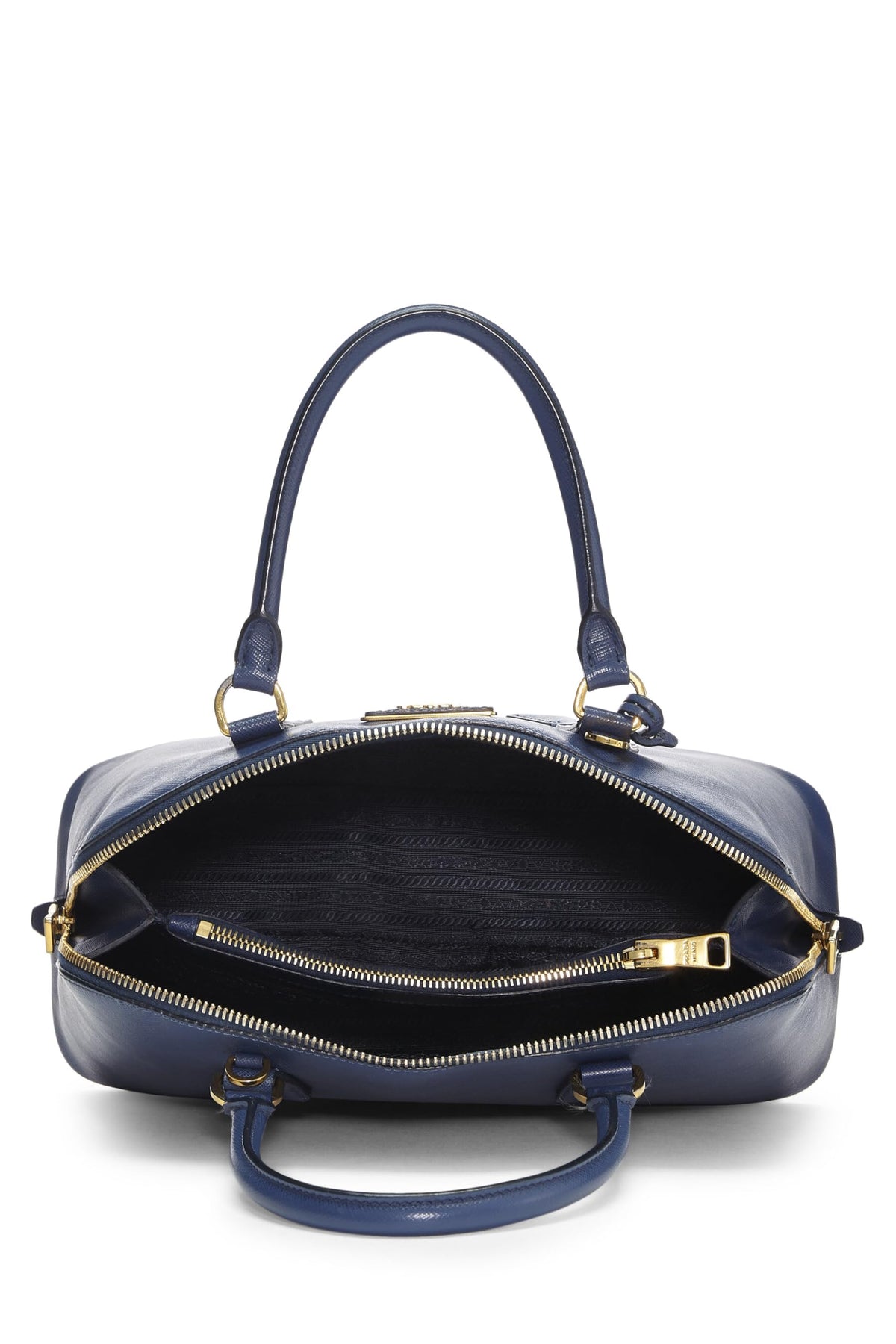 Prada,  Blue Saffiano Promenade Medium, Blue