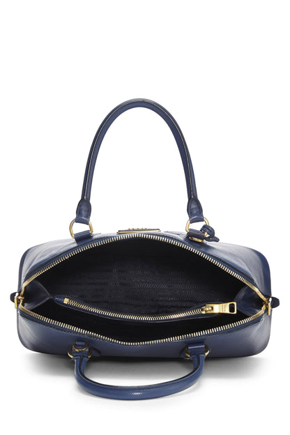 Prada,  Blue Saffiano Promenade Medium, Blue