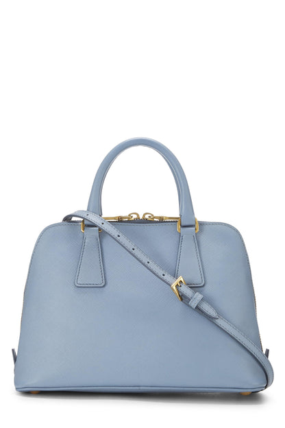 Prada,  Blue Saffiano Promenade Small, Blue