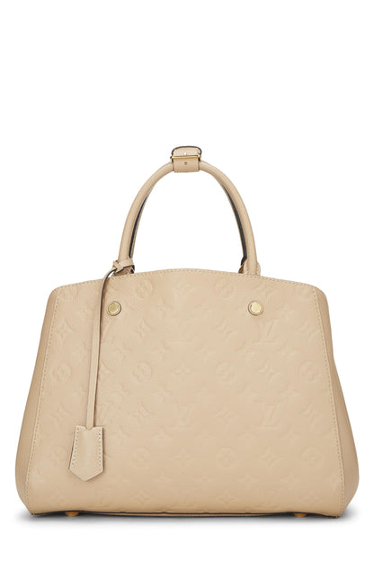 Louis Vuitton,  Dune Monogram Empreinte Montaigne MM, Beige