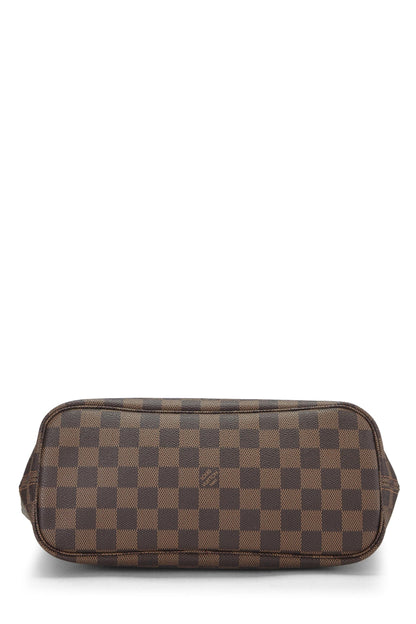 Louis Vuitton,  Damier Ebene Neverfull PM, Brown