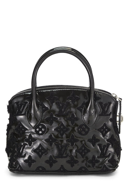 Louis Vuitton,  Black Monogram Patent Leather Fascination Lockit BB, Black