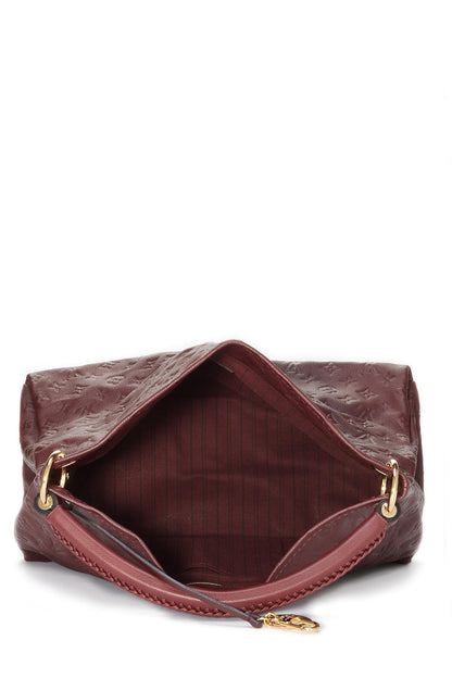 Louis Vuitton,  Aurore Empreinte Artsy MM, Burgundy