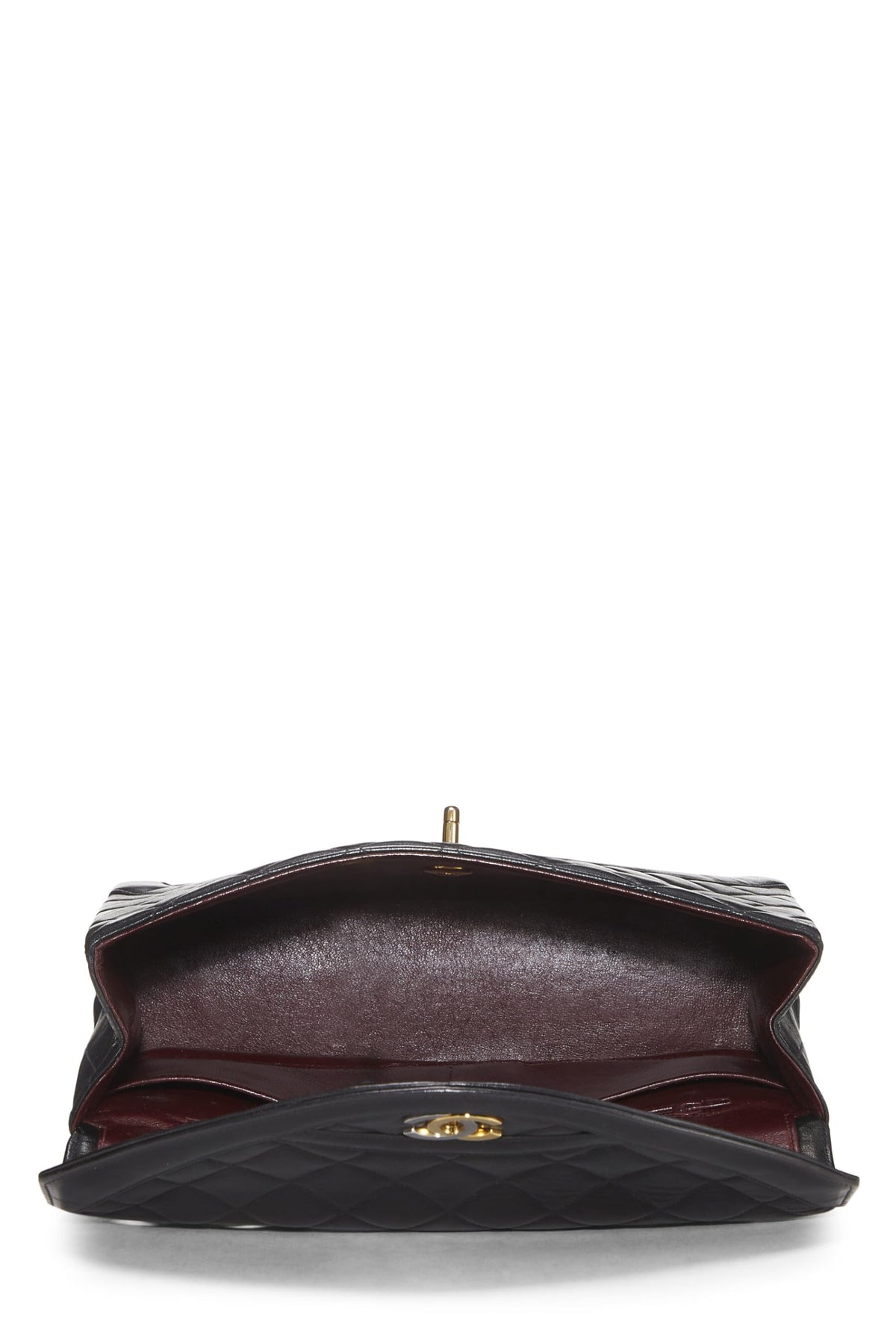Chanel,  Black Quilted Lambskin Paris Limited Flap Medium, Black