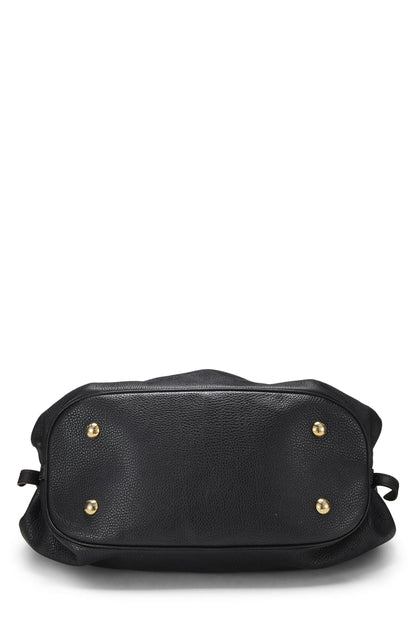 Louis Vuitton,  Black Monogram Mahina Large, Black