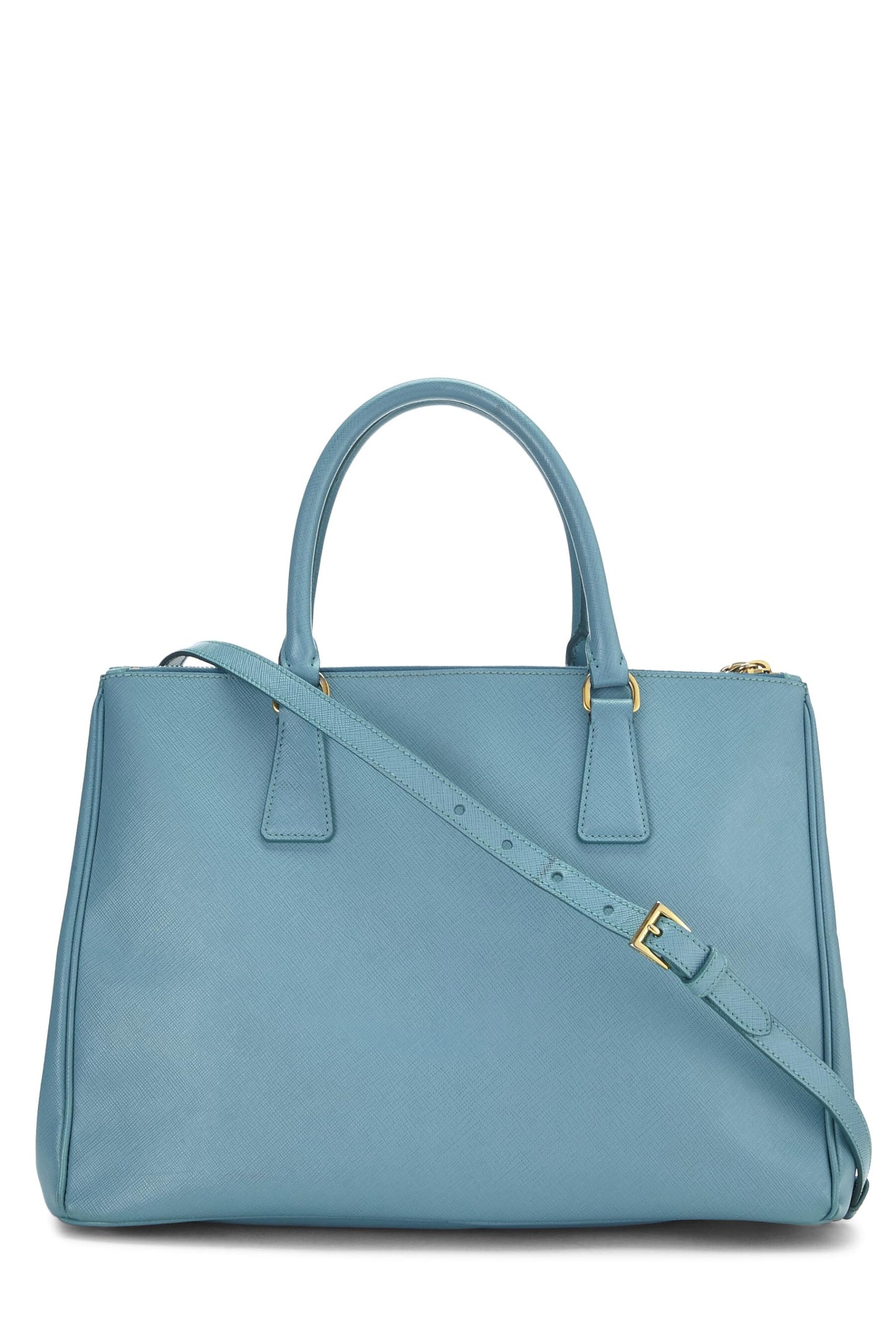 Prada,  Blue Saffiano Executive Tote Medium, Blue