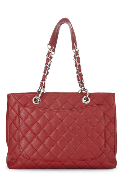 Chanel,  Red Caviar Grand Shopping Tote (GST), Red