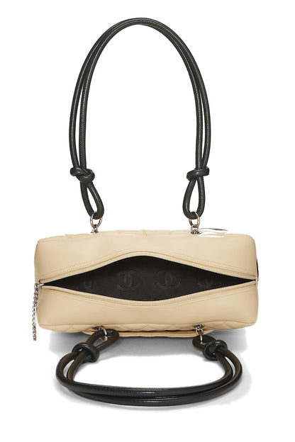 Chanel,  Beige Calfskin Cambon Ligne Bowler, Beige