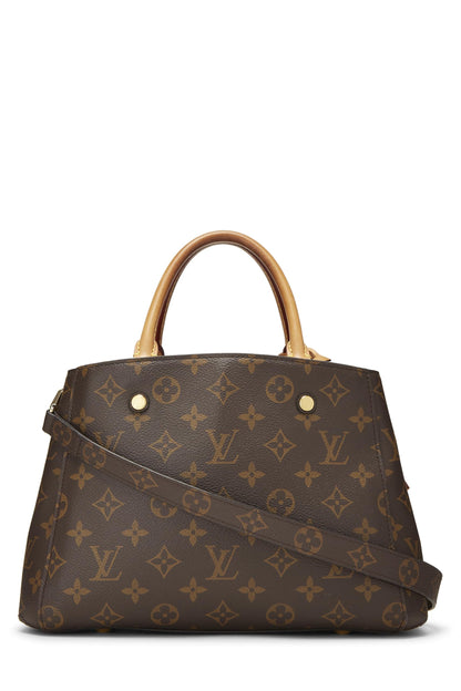 Louis Vuitton,  Monogram Canvas Montaigne BB, Brown