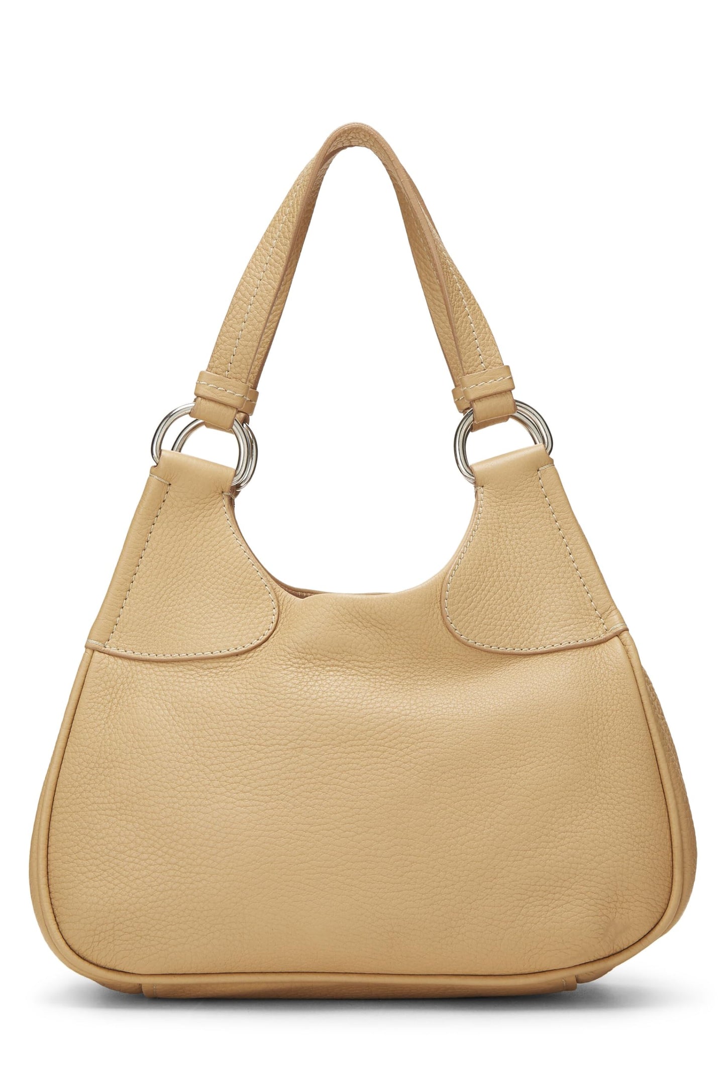 Prada,  Beige Vitello Daino Shoulder Bag, Beige