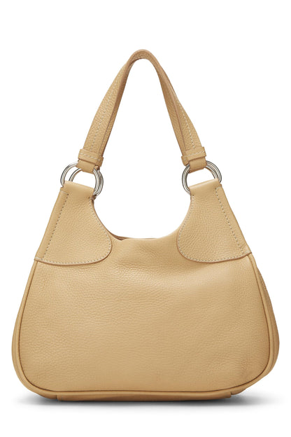 Prada,  Beige Vitello Daino Shoulder Bag, Beige