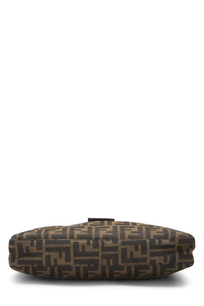 Fendi,  Brown Zucca Canvas Shoulder Bag, Brown