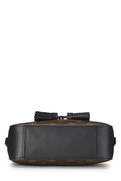 Louis Vuitton,  Black Monogram Canvas Saintonge, Black