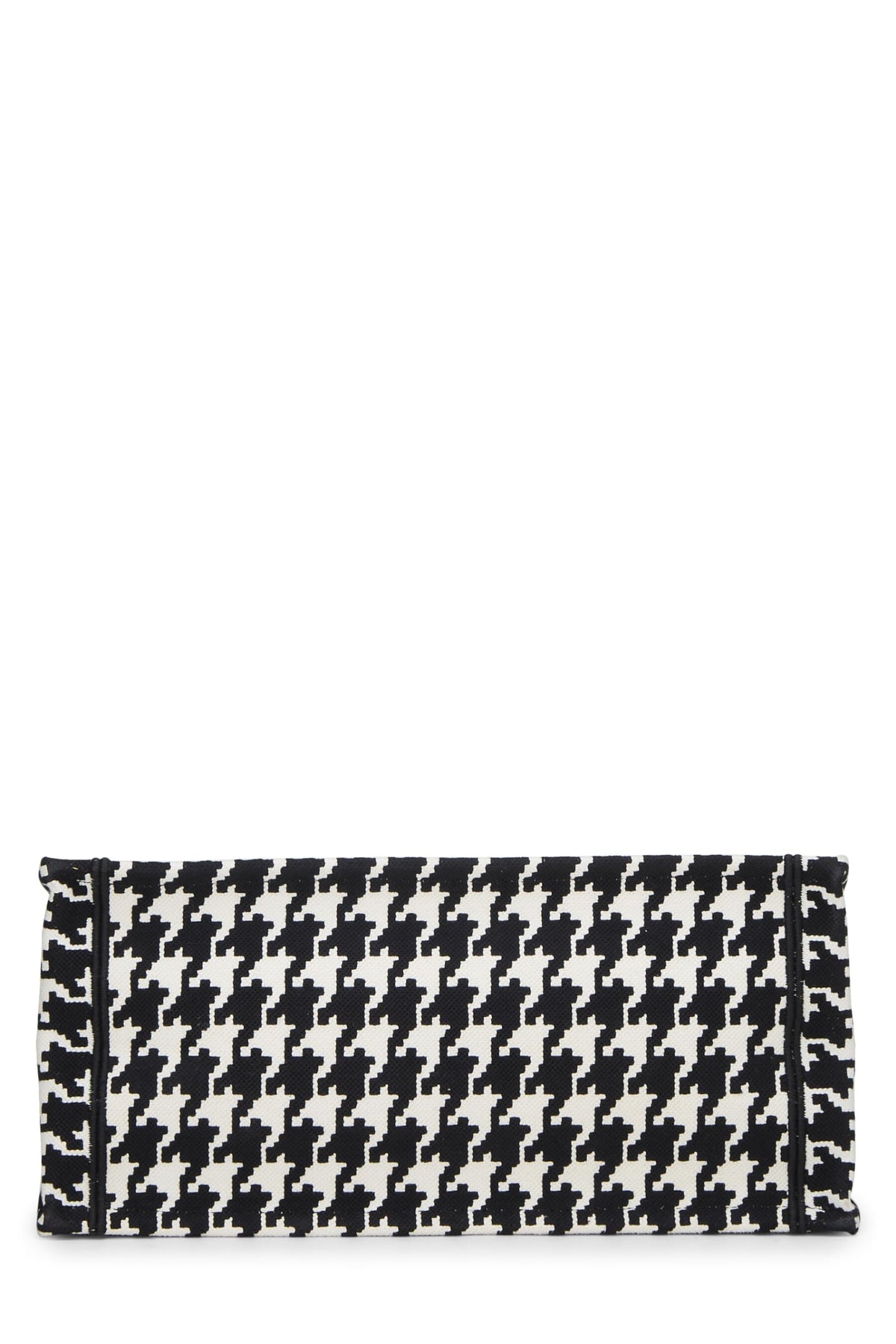 Dior, Black & White Houndstooth Book Tote Medium, Multi