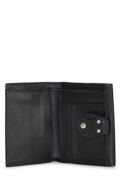 Fendi,  Brown Zucca Canvas Compact Wallet, Brown