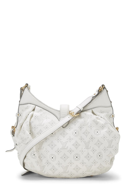 Louis Vuitton,  White Monogram Mahina Leather XS, White