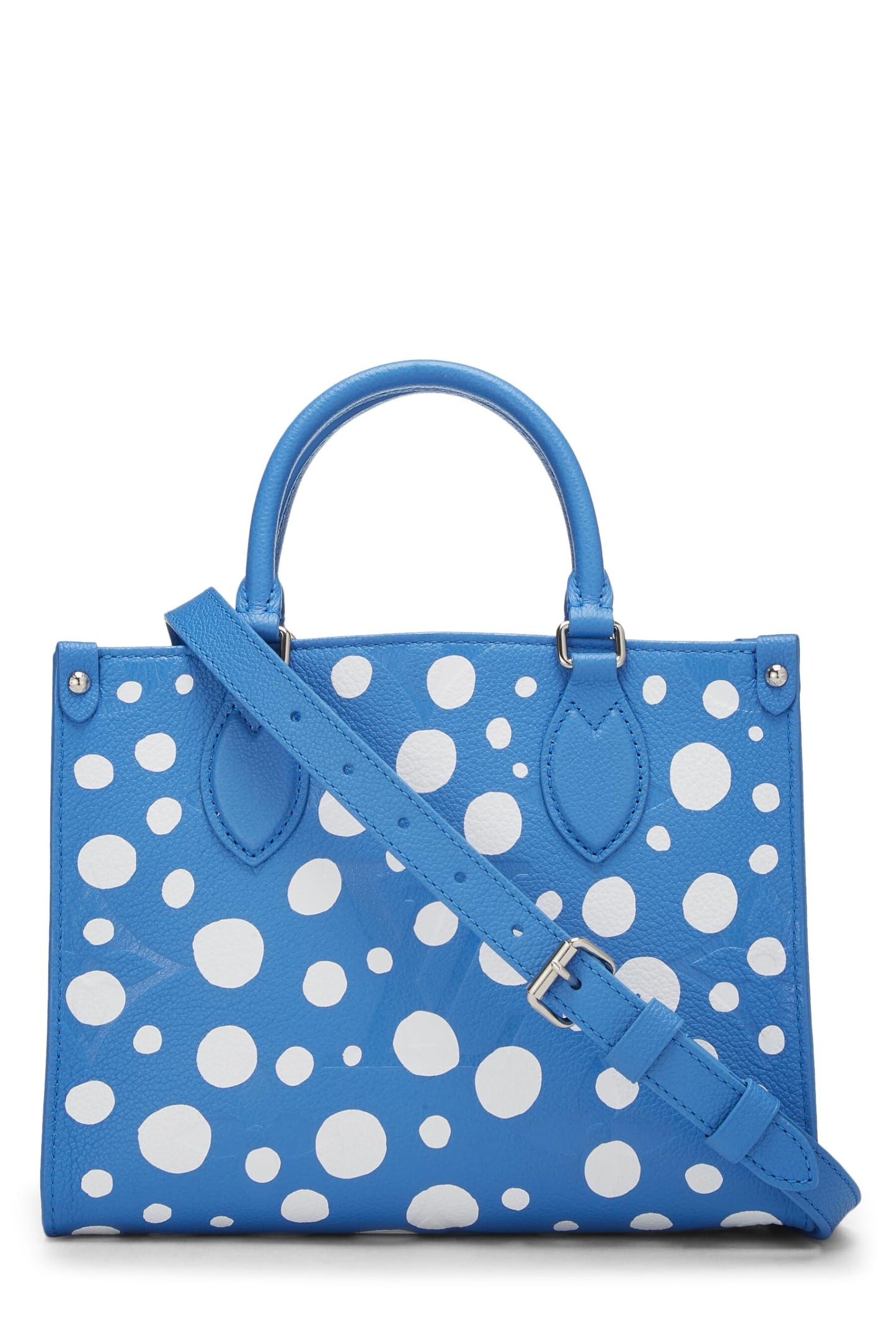 Louis Vuitton,  LV x YK Blue Empreinte Giant Monogram On The Go PM, Blue
