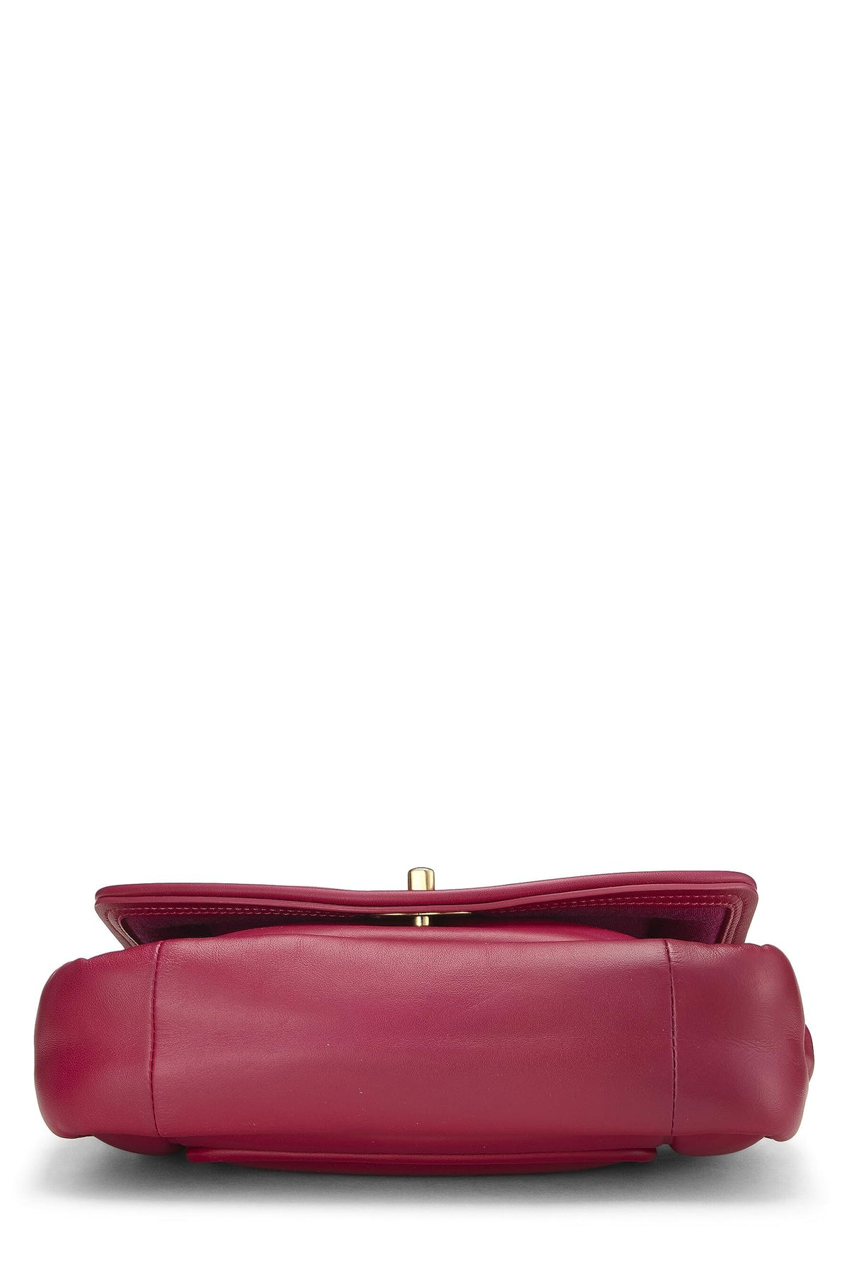 Chanel,  Pink Calfskin Border Full Flap Medium, Pink