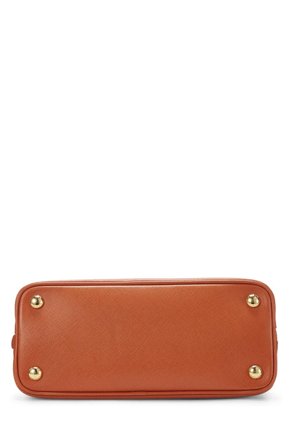 Prada,  Orange Saffiano Promenade Small, Orange
