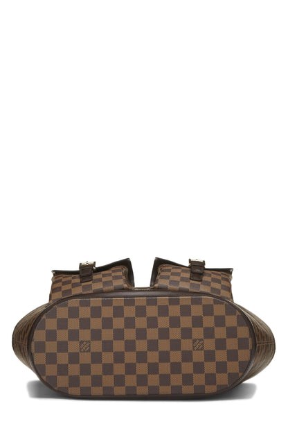 Louis Vuitton,  Damier Ebene Manosque GM, Brown
