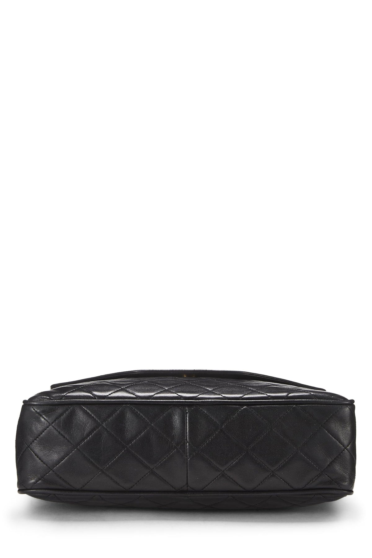 Chanel,  Black Quilted Lambskin Pocket Camera Bag Large, Black