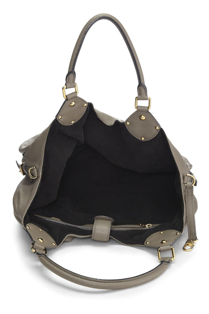 Louis Vuitton,  Grey Monogram Mahina Large, Grey