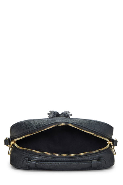 Louis Vuitton,  Black Monogram Empreinte Saintonge, Black