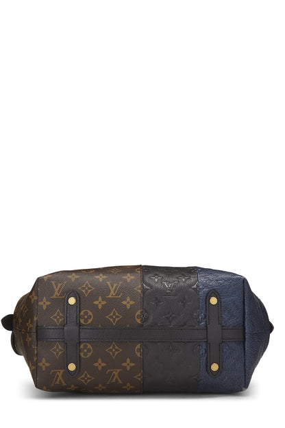 Louis Vuitton,  Monogram Marine Blocks Tote, Brown