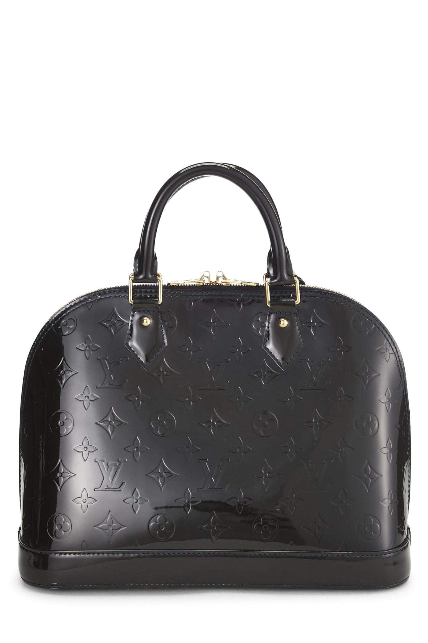 Louis Vuitton,  Blue Infini Monogram Vernis Alma PM NM, Navy