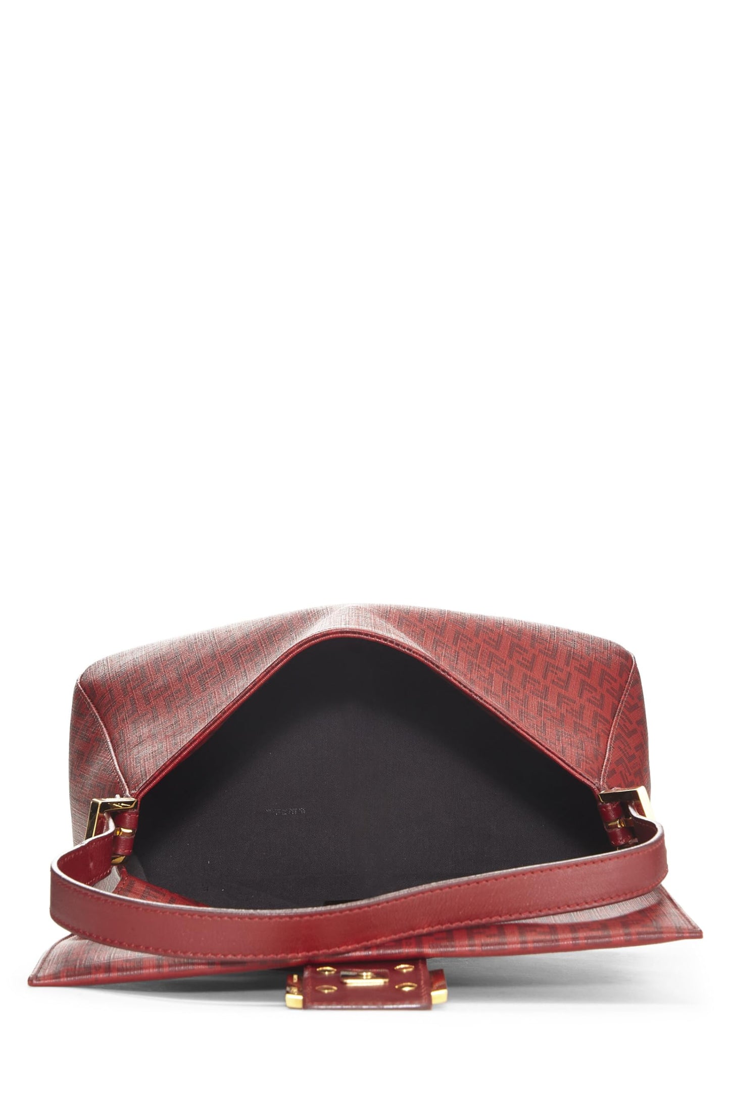 Fendi,  Red Zucchino Coated Canvas Mama, Red