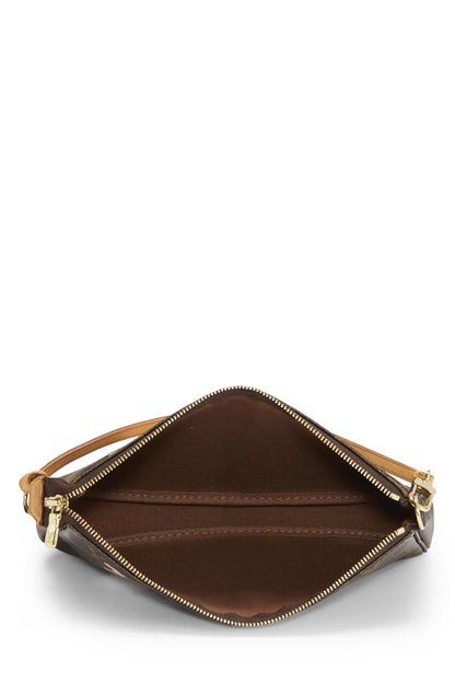 Louis Vuitton,  Takashi Murakami x Louis Vuitton Monogram Canvas Panda Pochette Accessoires, Brown