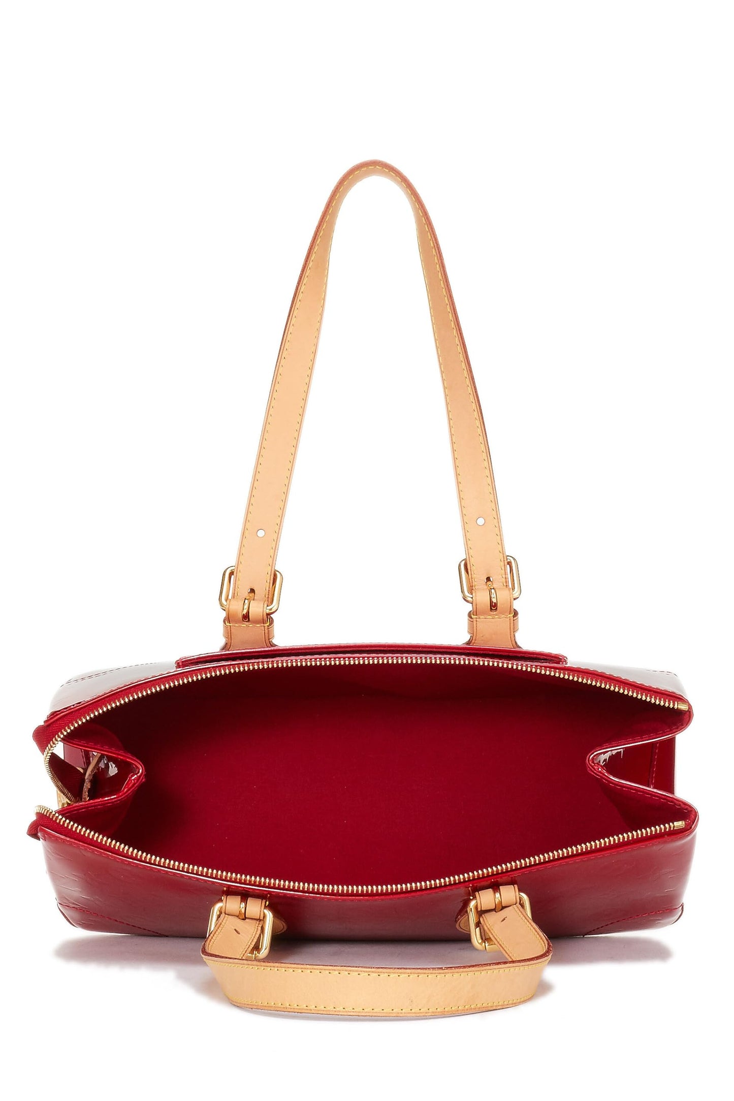 Louis Vuitton,  Pomme D'amour Monogram Vernis Rosewood Avenue, Red