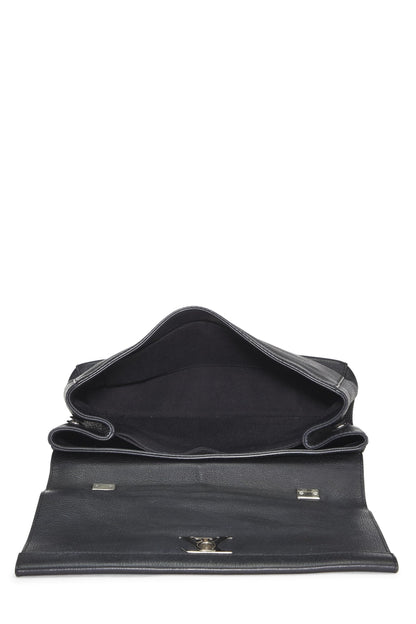 Louis Vuitton,  Black Leather Lockme II, Black