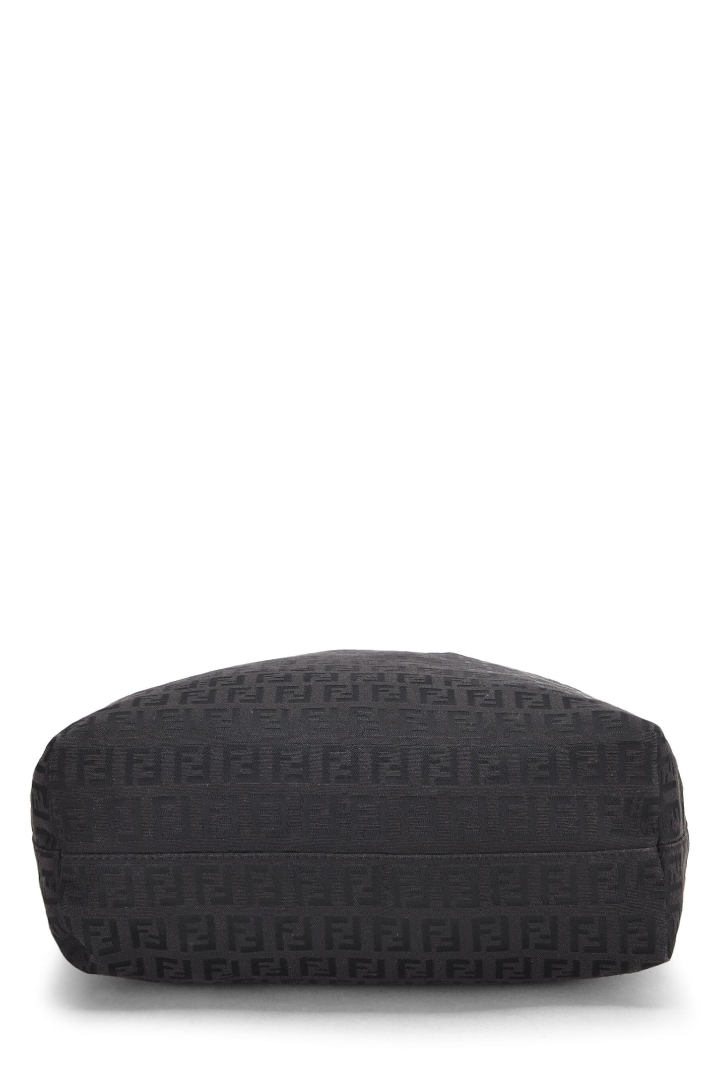 Fendi,  Black Zucchino Canvas Tote Small, Black