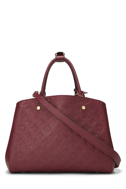 Louis Vuitton,  Aurore Monogram Empreinte Montaigne MM, Purple