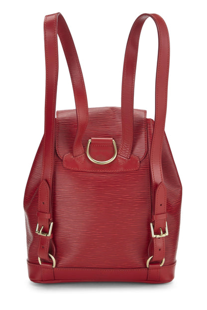 Louis Vuitton,  Red Epi Montsouris MM, Red