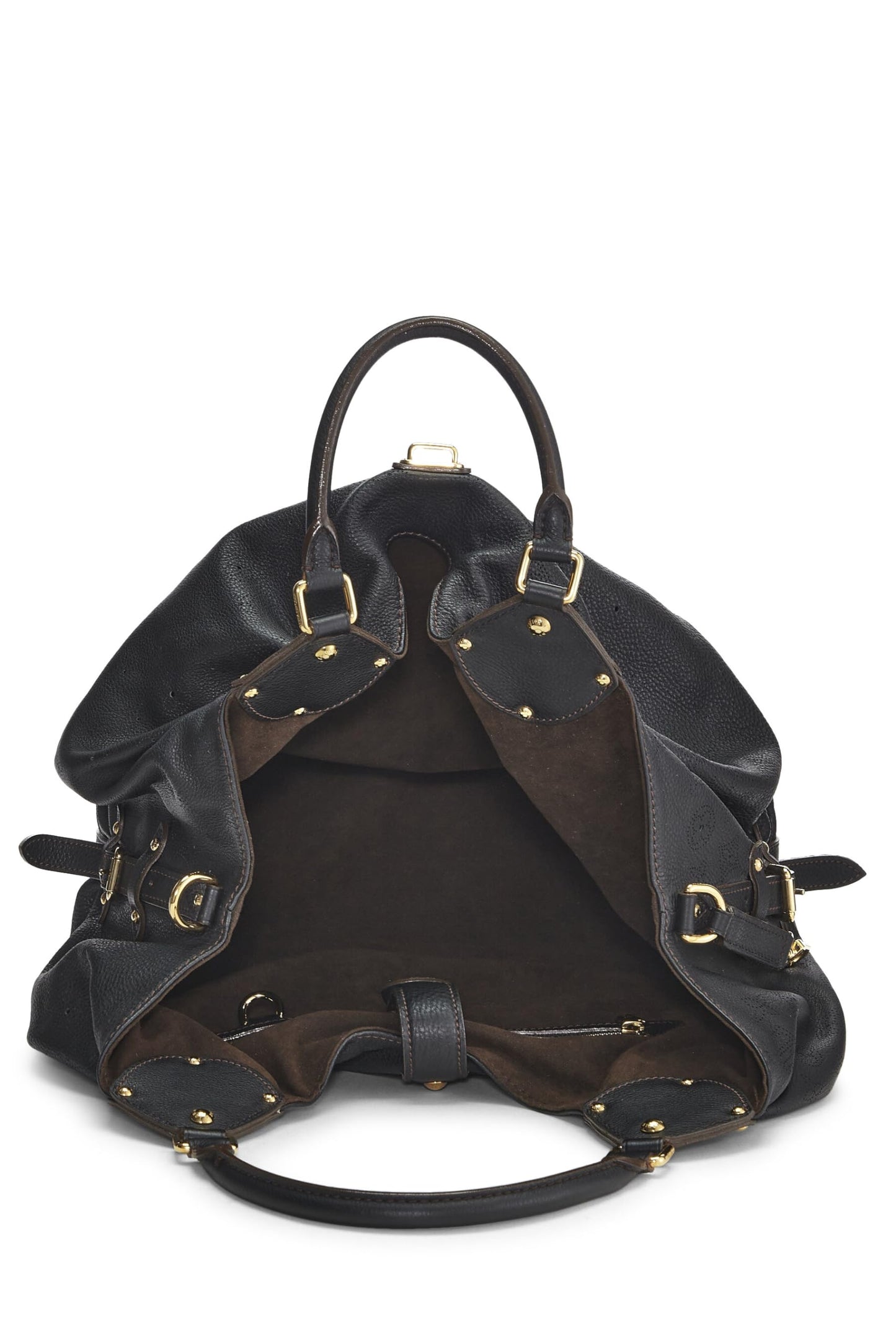 Louis Vuitton,  Black Monogram Mahina XL, Black