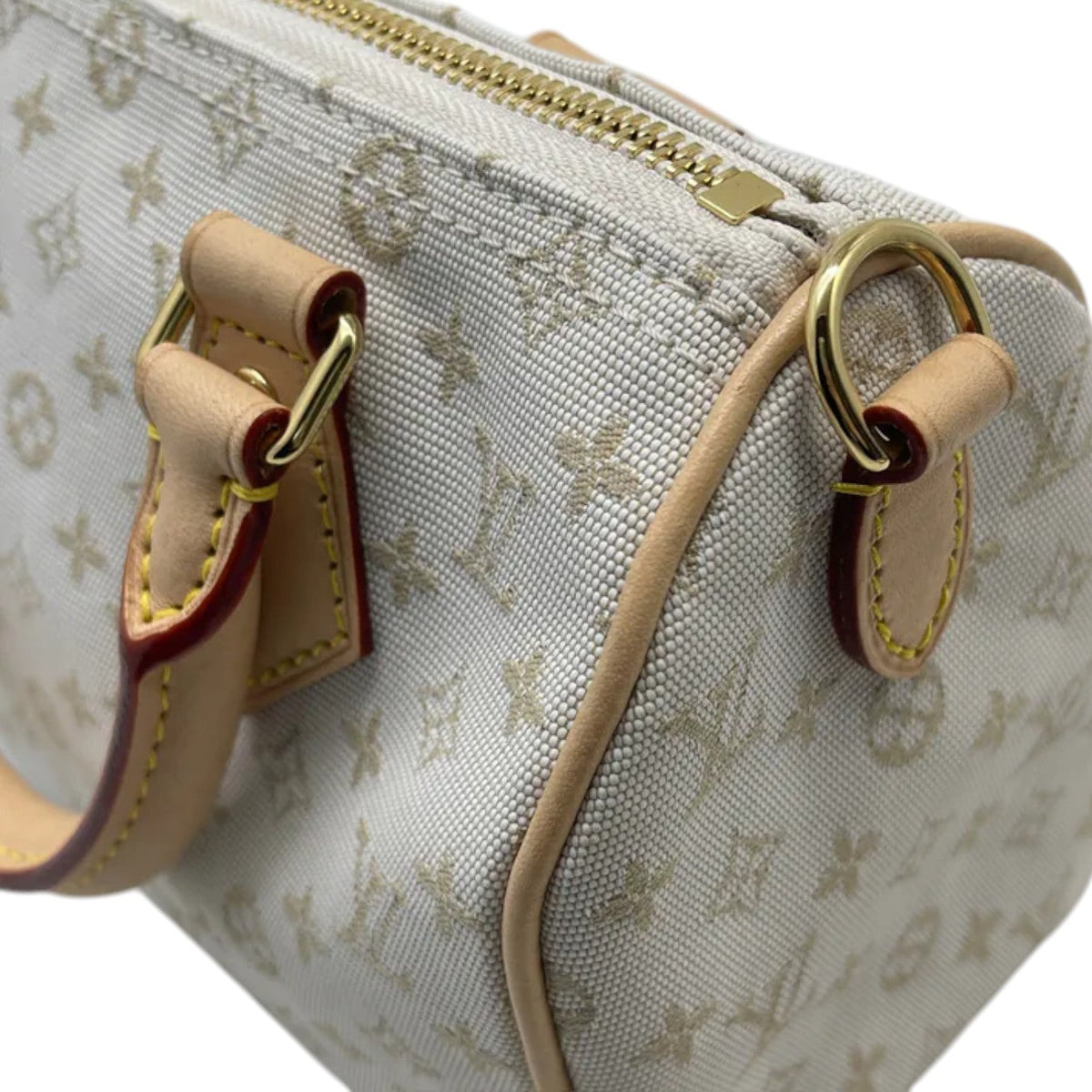 Louis-Vuitton Speedy Bandouliere 20 Mastic Cream GHW