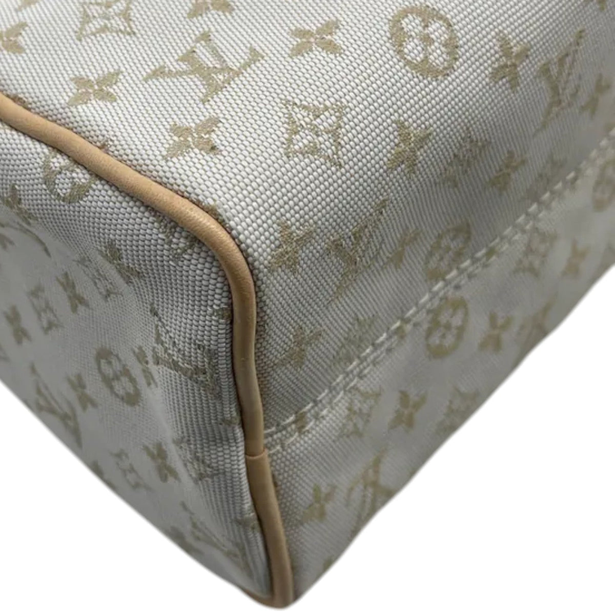 Louis-Vuitton Speedy Bandouliere 20 Mastic Cream GHW