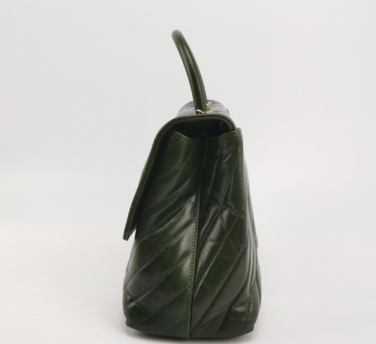 Chanel Coco Handle Bag Maxi Green