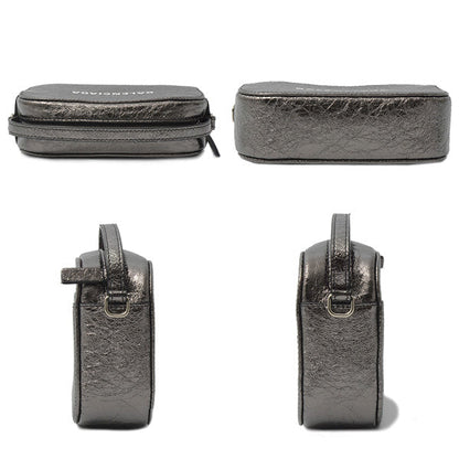 Balenciaga Camera Bag XS 2WAY Calf Metallic Gray 608653