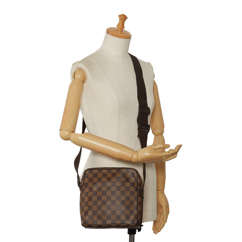 Louis Vuitton Olaf PM M41442 Eve Brown PVC Leather Lady Louis Vuitton